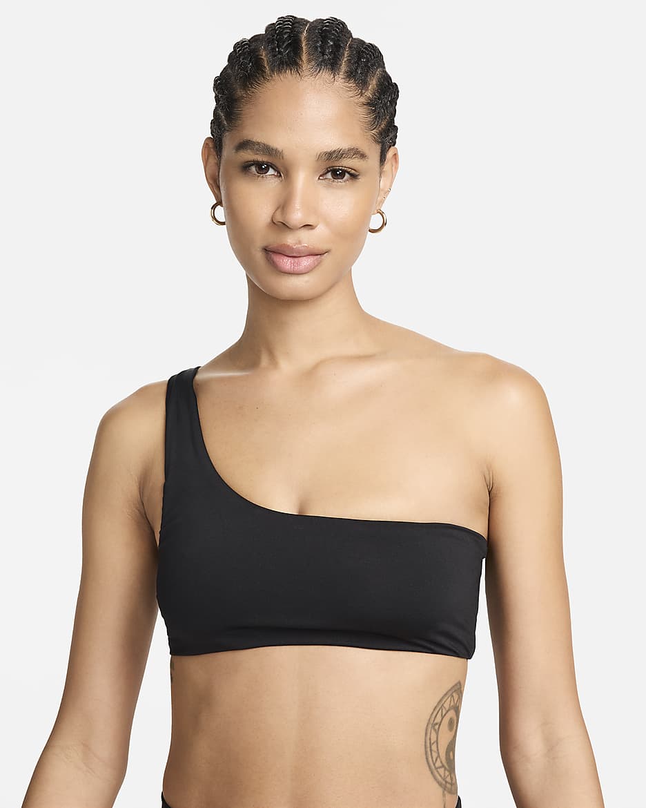 One shoulder nike top best sale